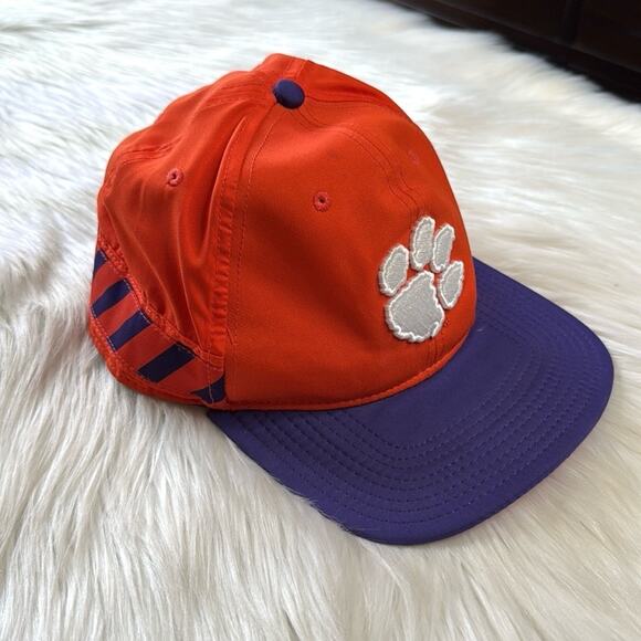 Nike Dri Fit Clemson Orange and Purple Logo Hat - Picture 2 of 5
